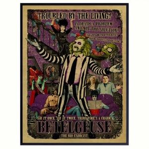 1pc Unframed Canvas Poster, Betelgeuse Movie Poster, Music Lover Poster Wall Art